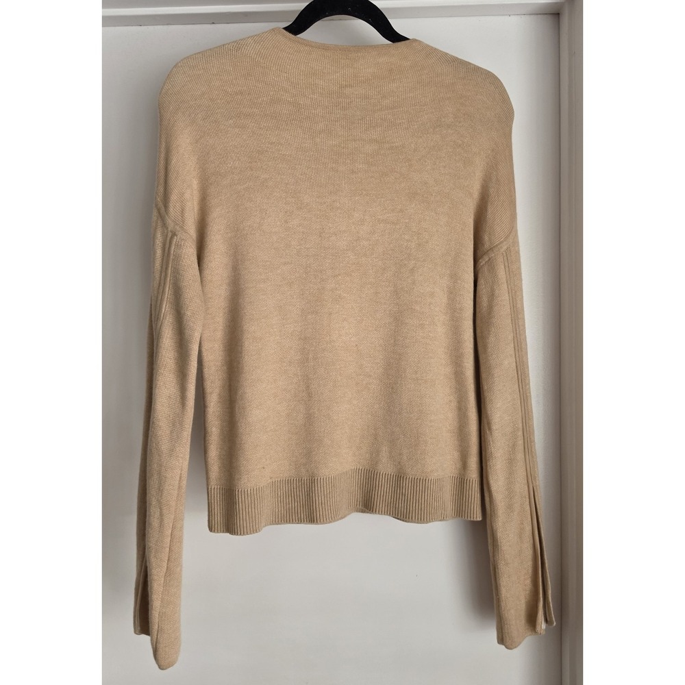 Banana Republic Cashmere Blend Pullover Sweater XXS Beige Crew Neck Long Sleeve